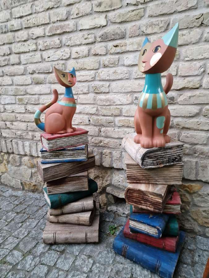 Vintažinės tikmedžio masyvo kolonos-stovai - nuotraukos Nr. 19
