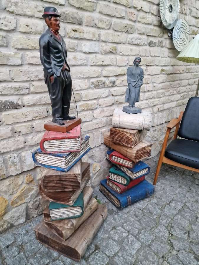 Vintažinės tikmedžio masyvo kolonos-stovai - nuotraukos Nr. 27