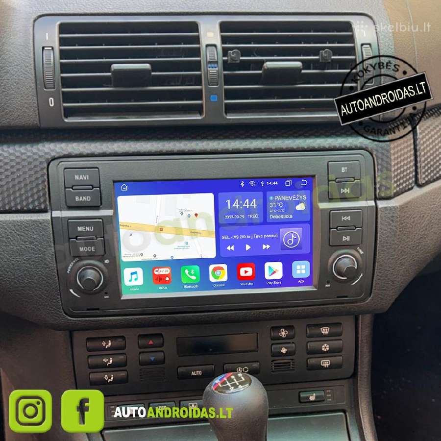 Bmw 3 E46 1998-06 Android multimedia Usb/GPS/WiFi