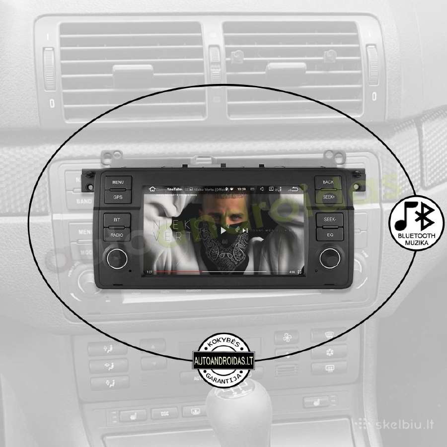 Bmw 3 E46 1998-06 Android multimedia Usb/GPS/WiFi - nuotraukos Nr. 6