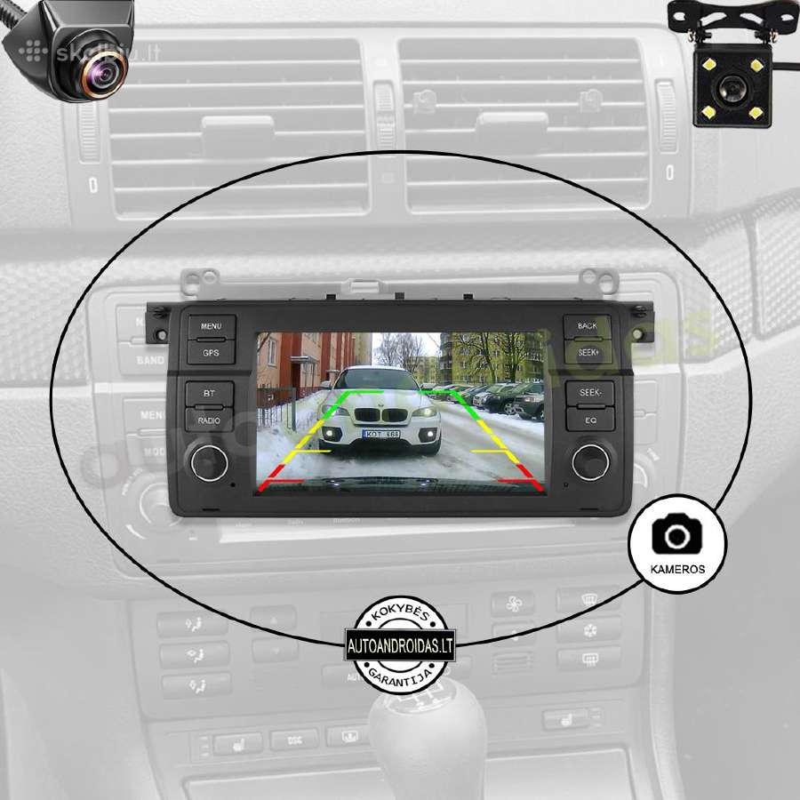 Bmw 3 E46 1998-06 Android multimedia Usb/GPS/WiFi - nuotraukos Nr. 7