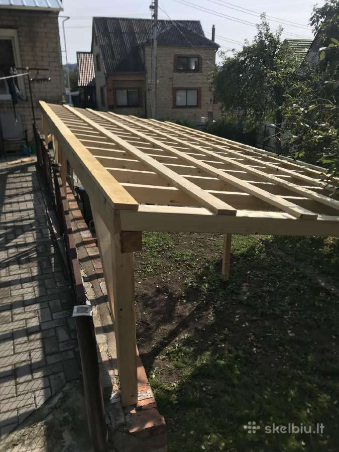 Medines Auto stogines su sandeliuku - nuotraukos Nr. 8
