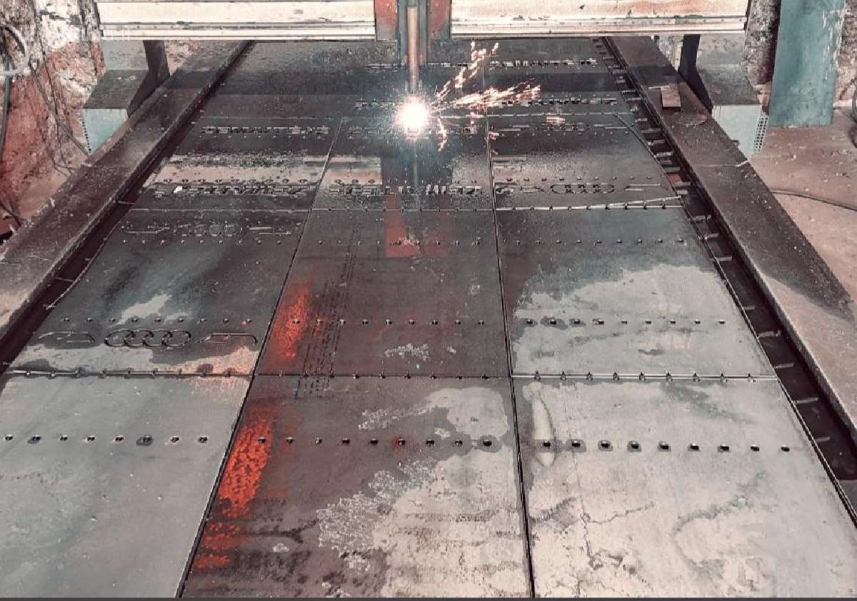 CNC plazma lakštų pjovimas lankstymas valcavimas - nuotraukos Nr. 4