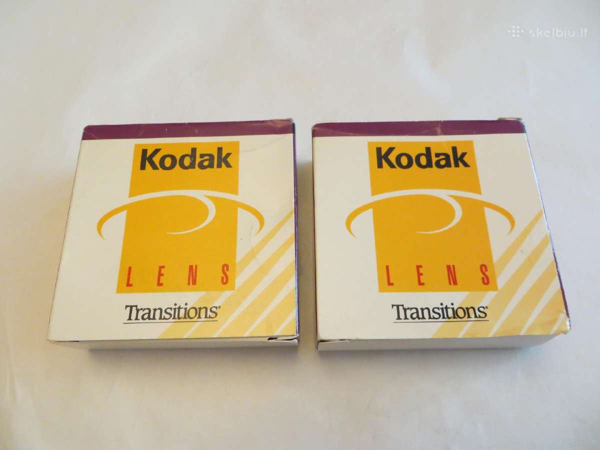 Lęšiai akiniams Kodak plastiko fotochrominiai - nuotraukos Nr. 2