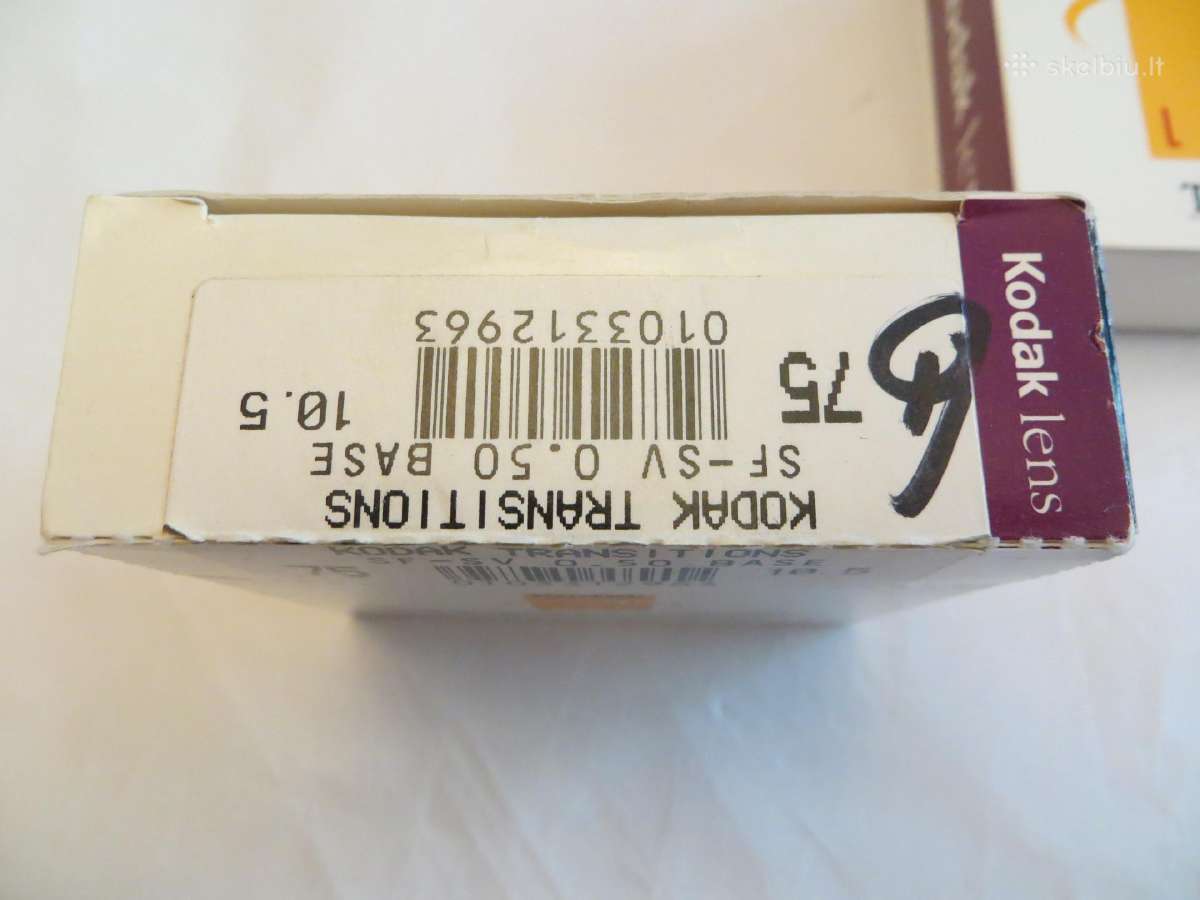 Lęšiai akiniams Kodak plastiko fotochrominiai - nuotraukos Nr. 17
