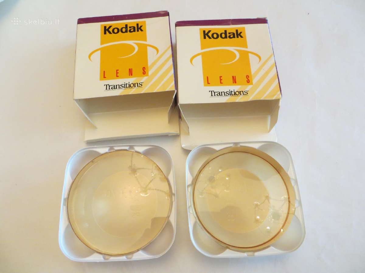 Lęšiai akiniams Kodak plastiko fotochrominiai - nuotraukos Nr. 24