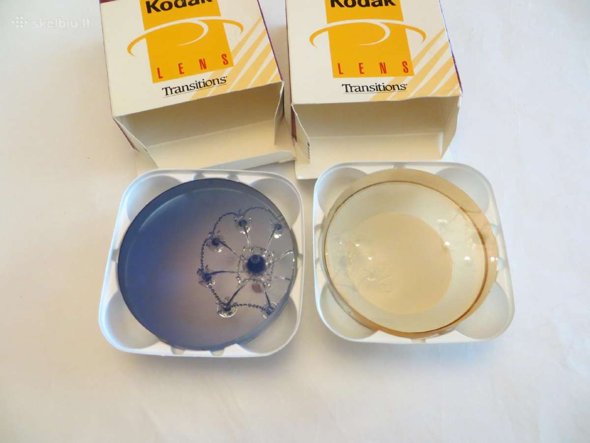 Lęšiai akiniams Kodak plastiko fotochrominiai - nuotraukos Nr. 8