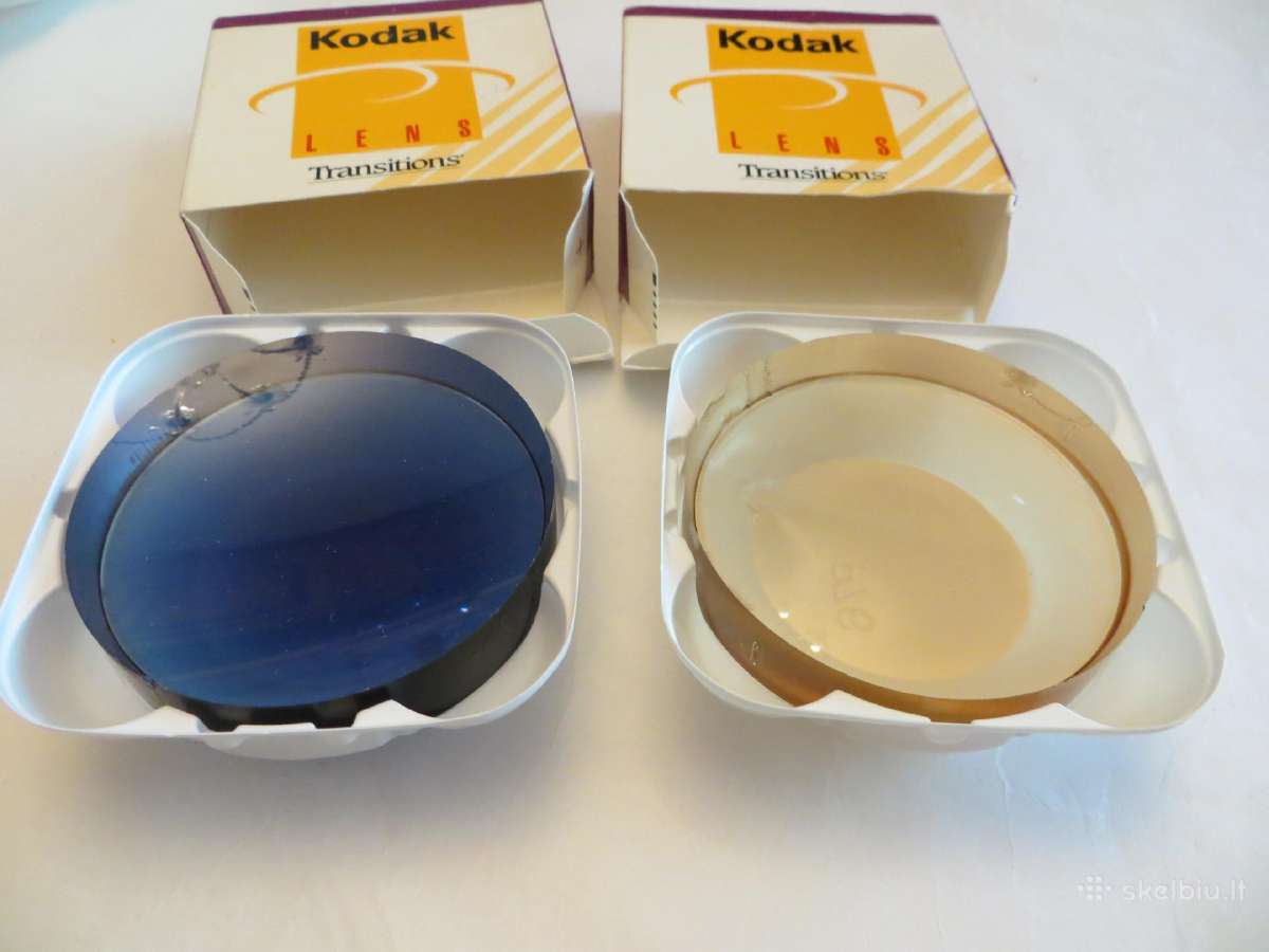 Lęšiai akiniams Kodak plastiko fotochrominiai - nuotraukos Nr. 4
