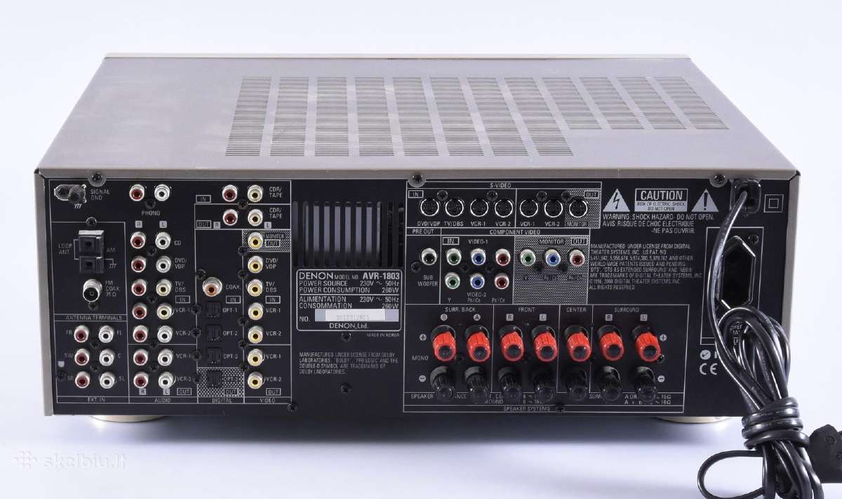 Denon Avc-s670h 5.2 8k naujas recyveris - nuotraukos Nr. 5