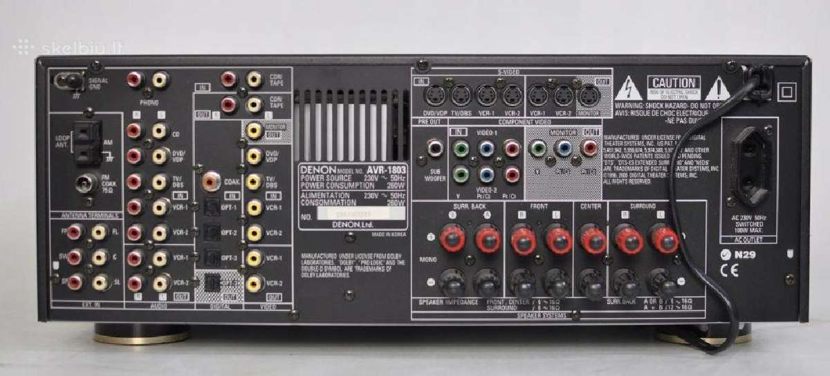Denon Avc-s670h 5.2 8k naujas recyveris - nuotraukos Nr. 18
