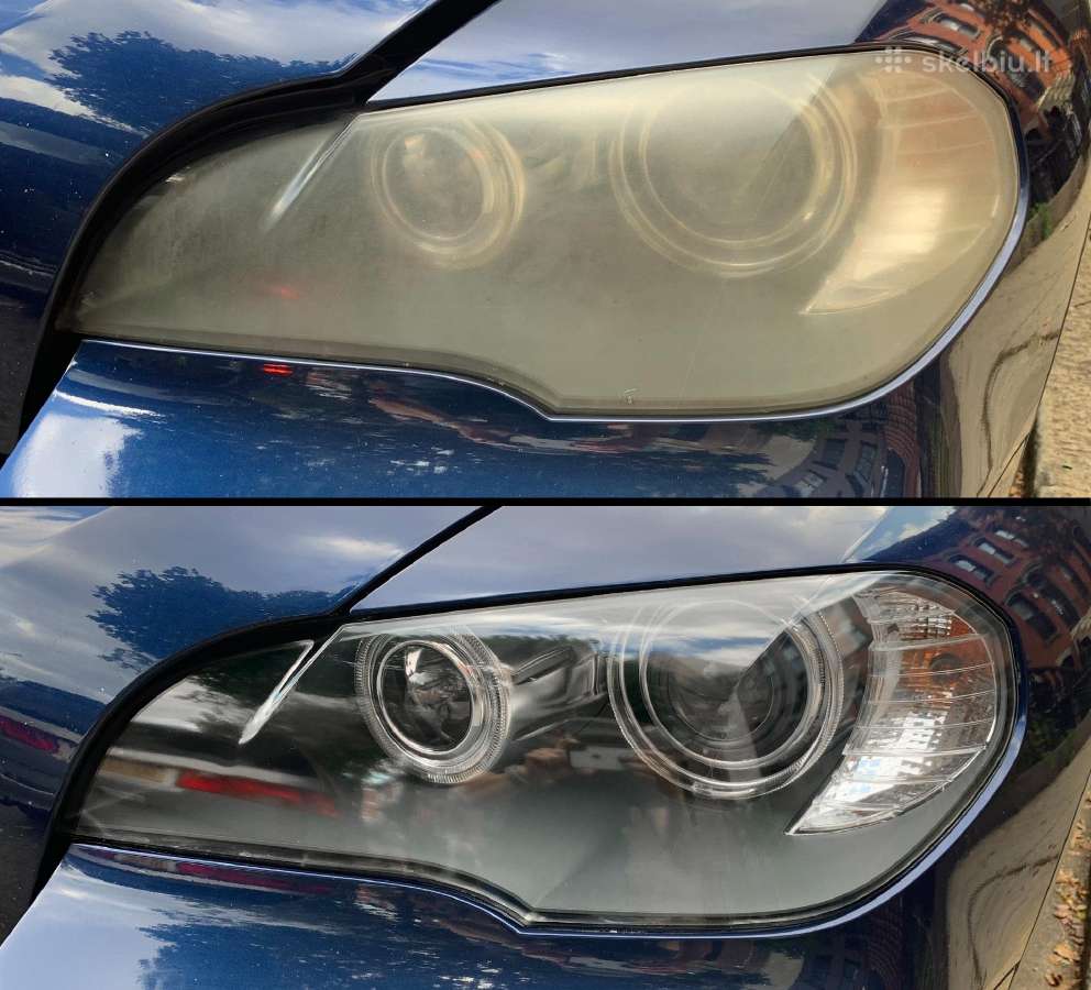 Automobilio žibintų poliravimas Vilnius