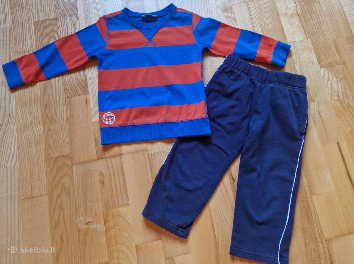 Vaikiškos sportinės kelnės ir džemperis 98d.