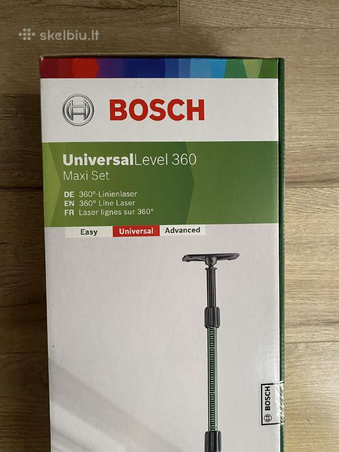 Parsidu lazerini Nivelyra Boschuniversal Level360 - nuotraukos Nr. 4