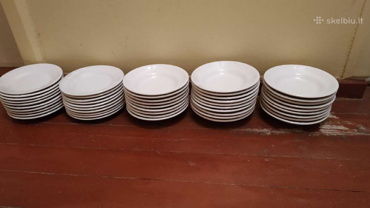 Naujos Vintage porceliano-fajanso lėkštės - nuotraukos Nr. 6