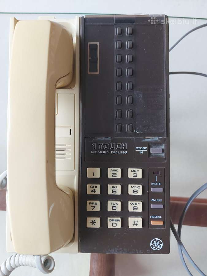 Vintažinis 1 Touch veikiantis telefono aparatas - nuotraukos Nr. 2