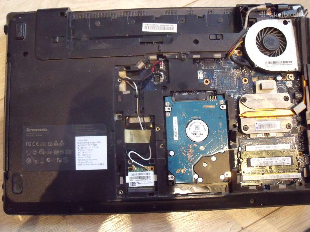 Ibm / Lenovo laptopa dalims - nuotraukos Nr. 16