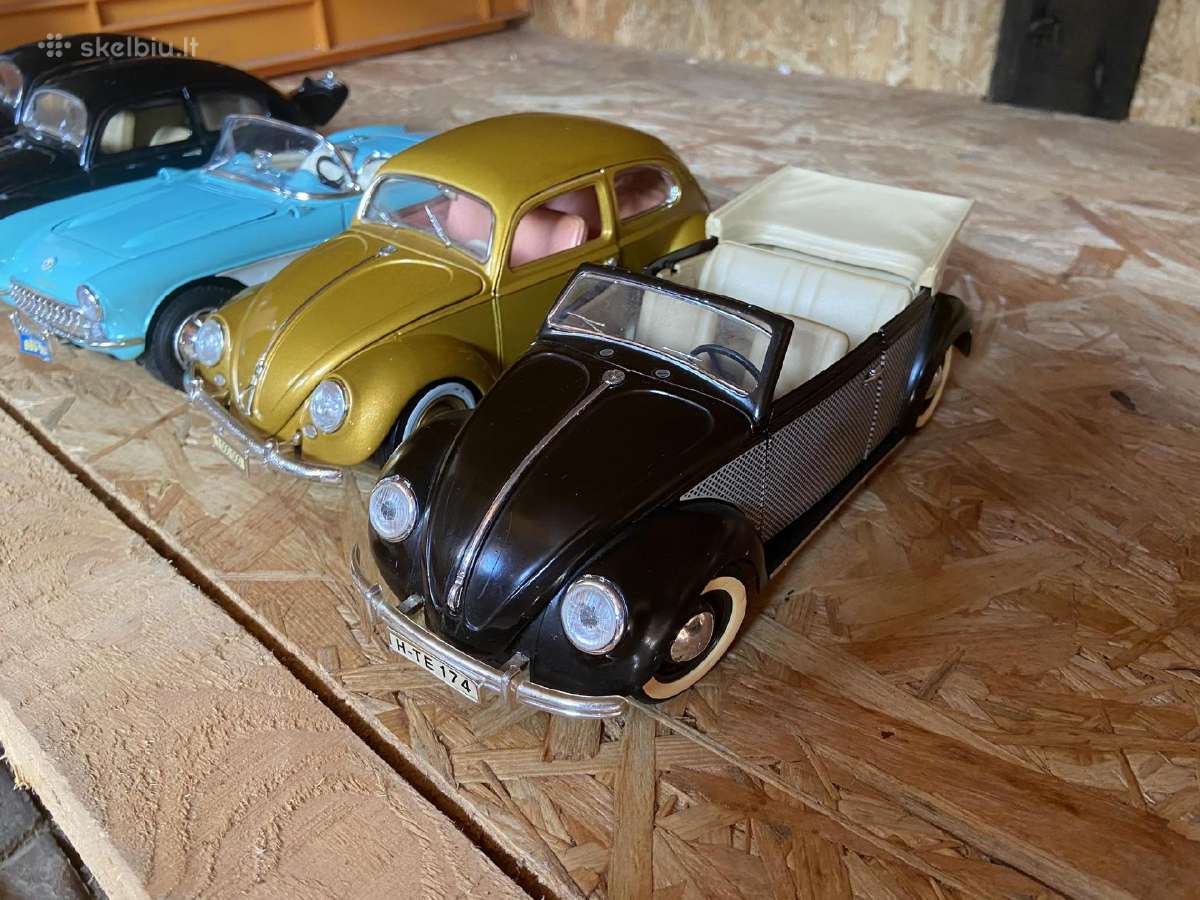 Vw vabalai vabalas beetle 1:18 modeliai retro - nuotraukos Nr. 4