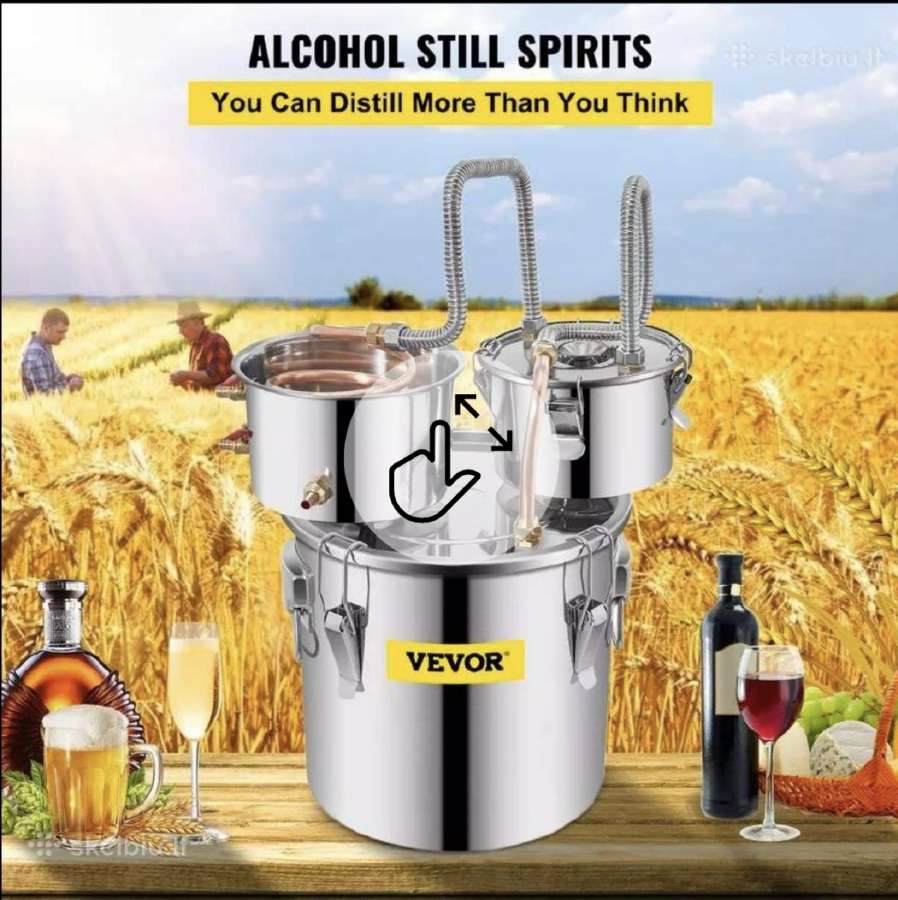 Vandens alkoholio distiliatorius 50 l. - nuotraukos Nr. 7