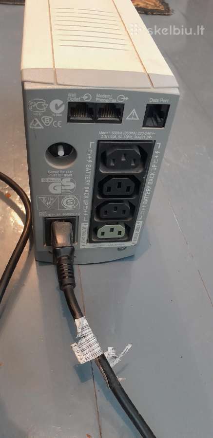 Nepertraukiamo maitinimo blokai Apc Ups 500 - nuotraukos Nr. 4