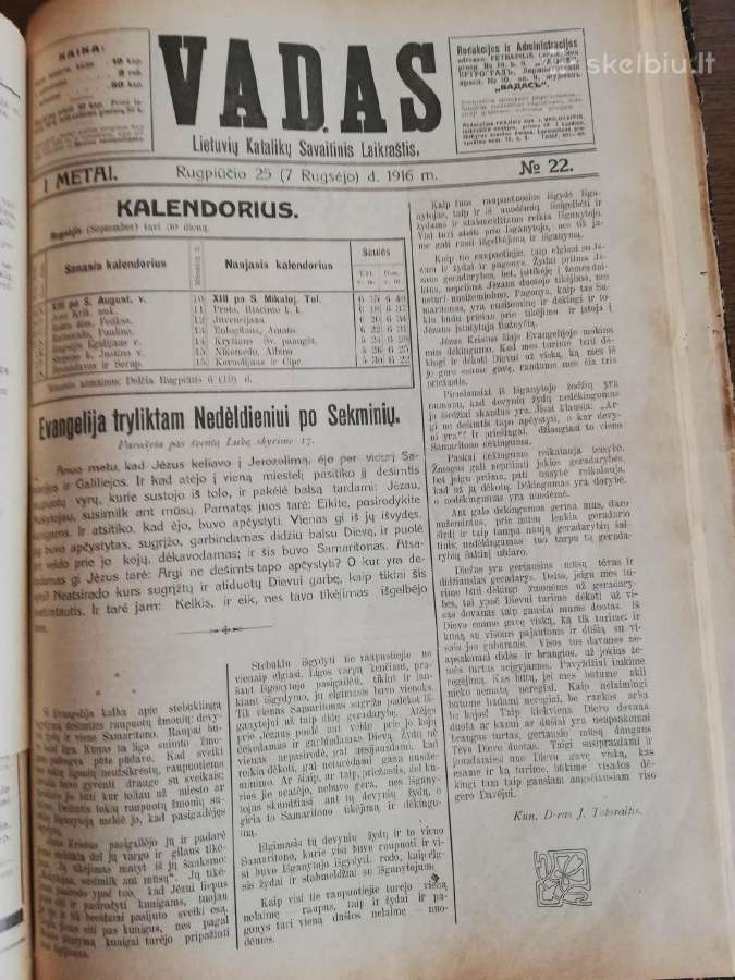 Vadas 1916m - nuotraukos Nr. 2