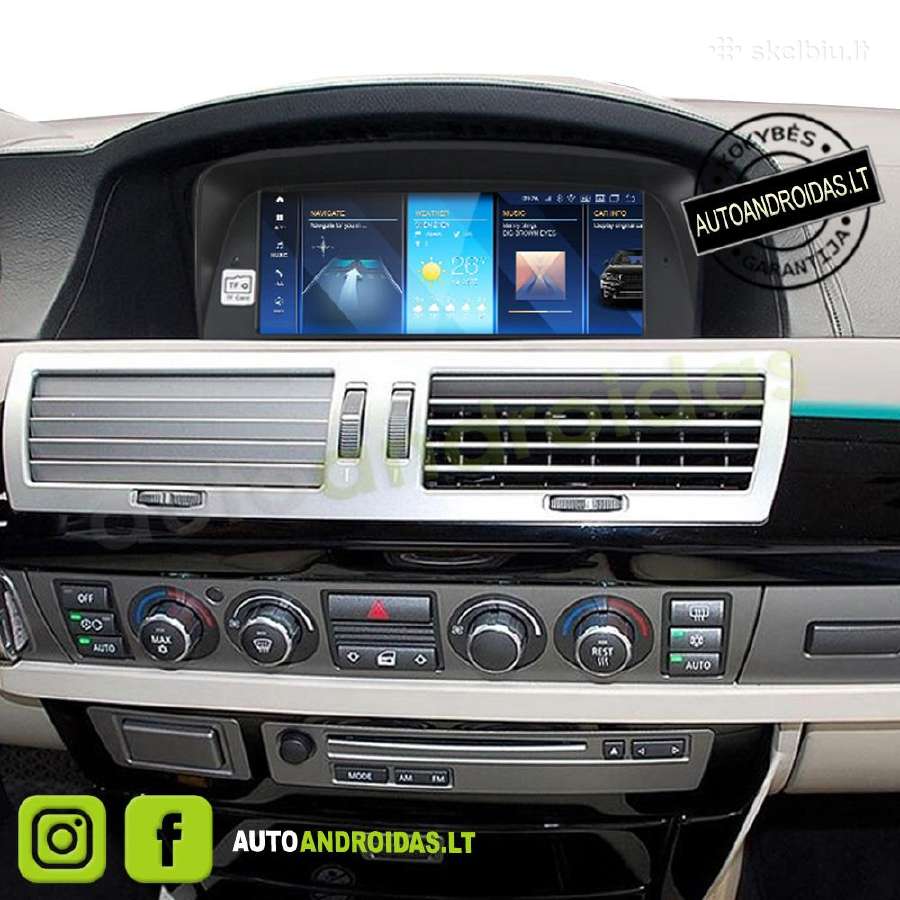 Bmw 7 E65 E66 2004-09 Android multimedia WiFi/GPS