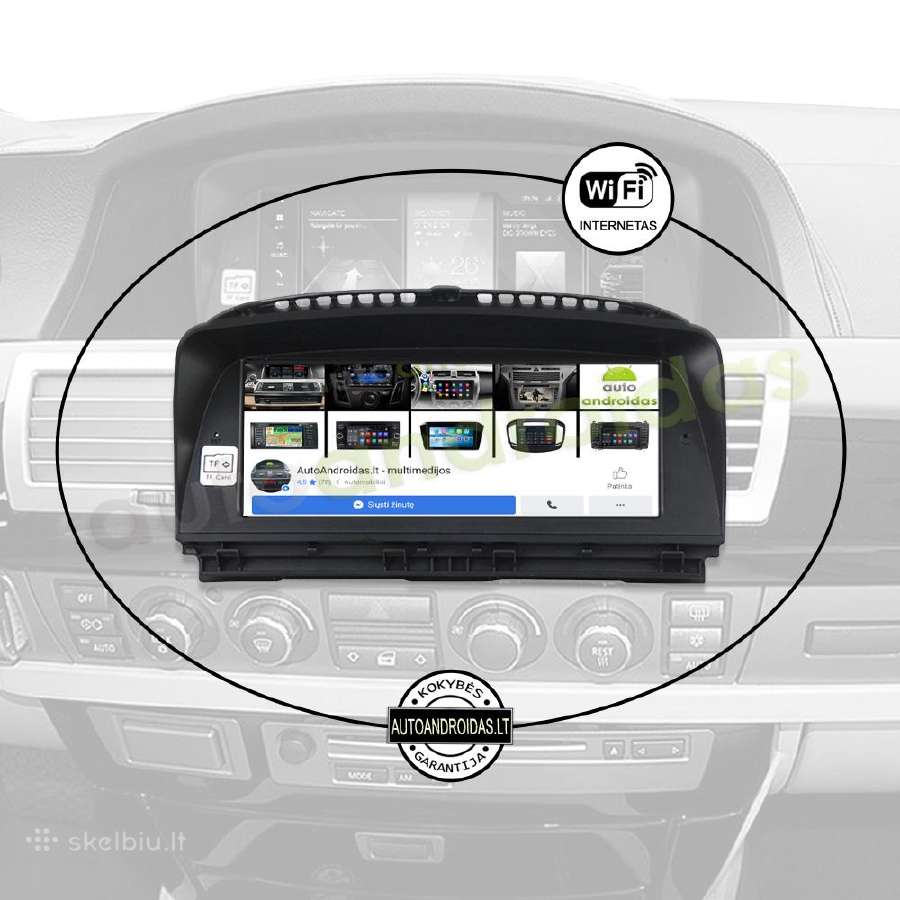 Bmw 7 E65 E66 2004-09 Android multimedia WiFi/GPS - nuotraukos Nr. 4
