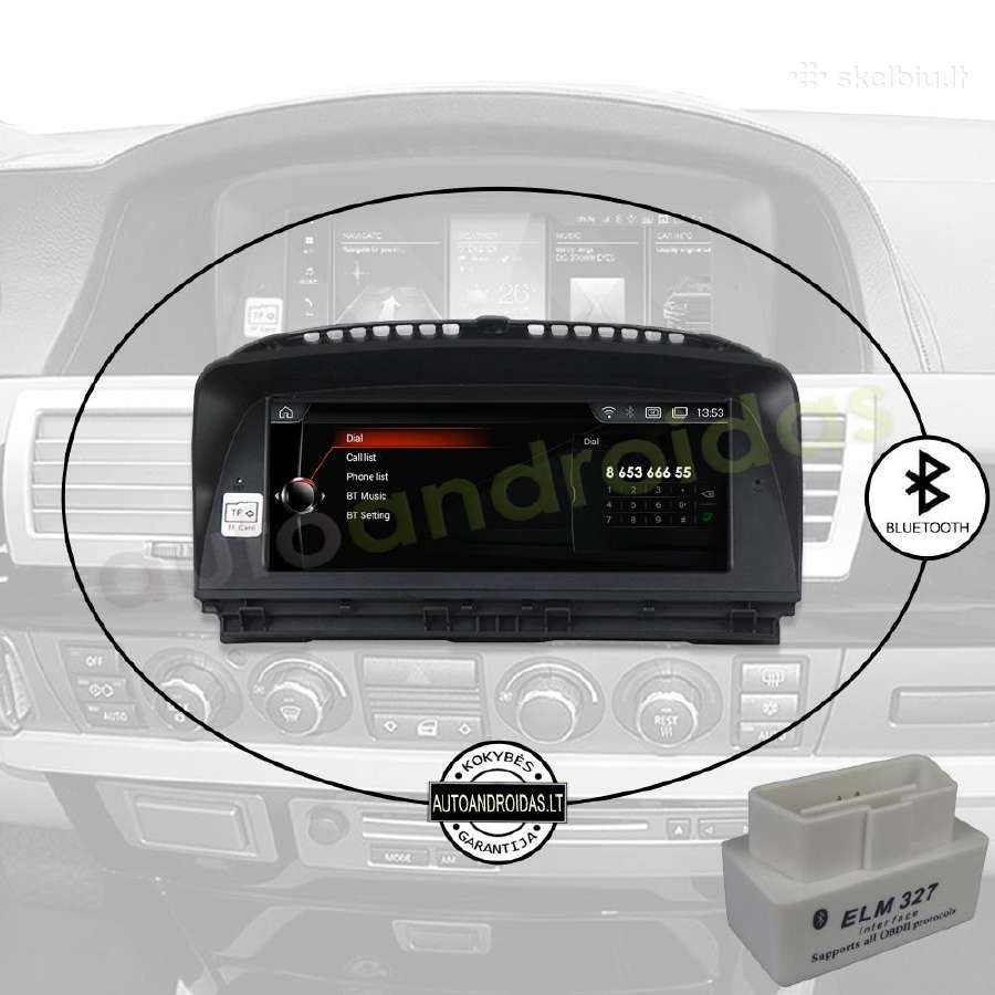Bmw 7 E65 E66 2004-09 Android multimedia WiFi/GPS - nuotraukos Nr. 5