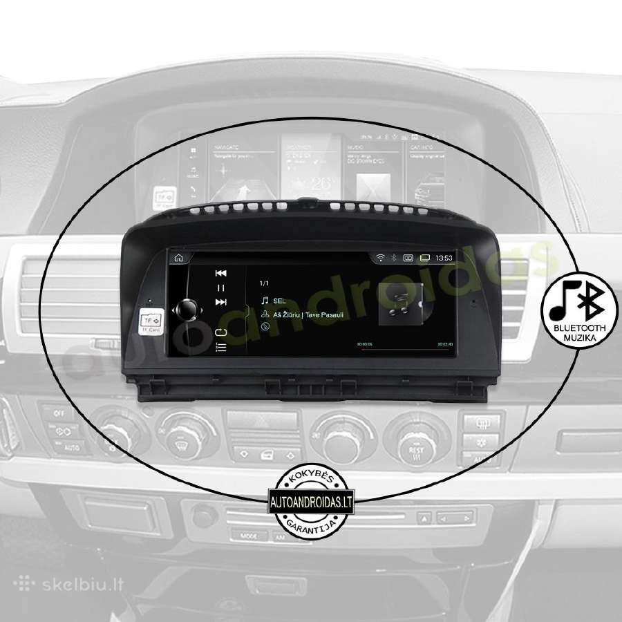 Bmw 7 E65 E66 2004-09 Android multimedia WiFi/GPS - nuotraukos Nr. 6