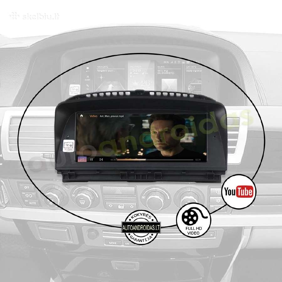 Bmw 7 E65 E66 2004-09 Android multimedia WiFi/GPS - nuotraukos Nr. 9