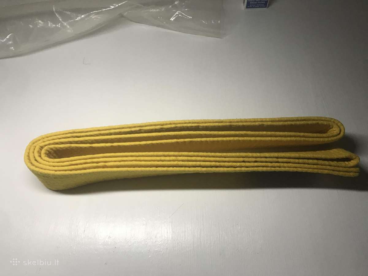 Karate dirzas geltonas - nuotraukos Nr. 2