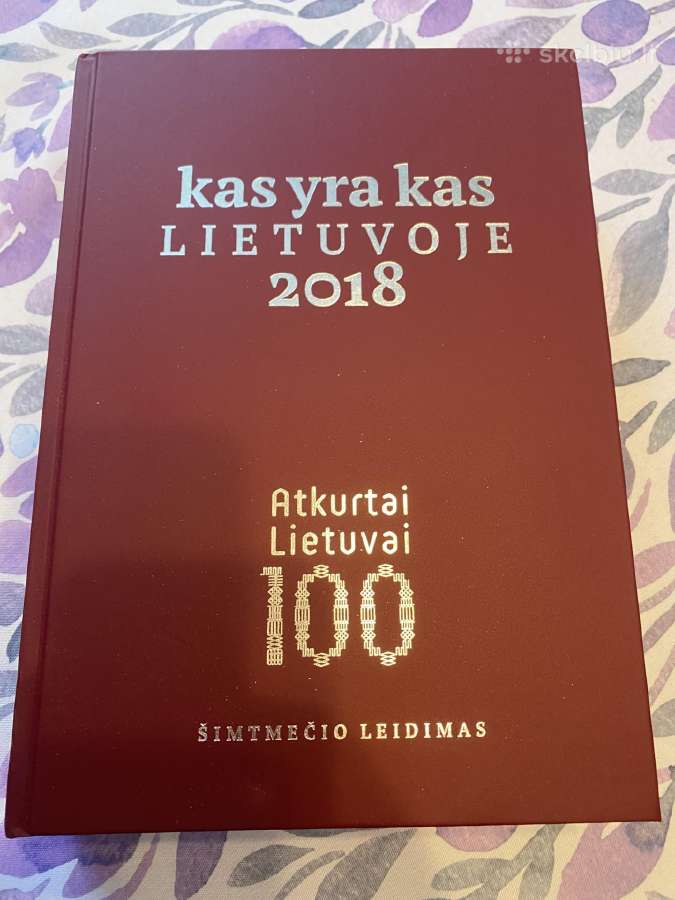 Parduodamas albumas Kas yra kas Lietuvoje 2018 m.