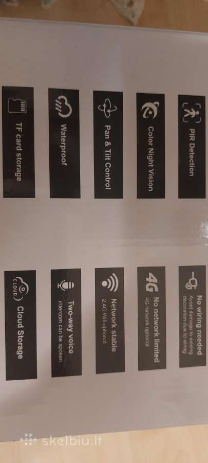 Sukineima 4G kamera su saules panele - nuotraukos Nr. 4