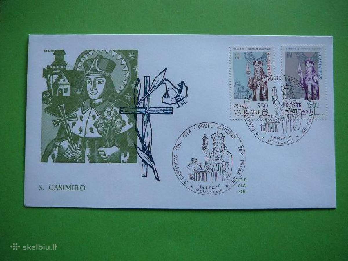 Vatikanas Sv. Kazimieras Lietuva 1984 Fdc841