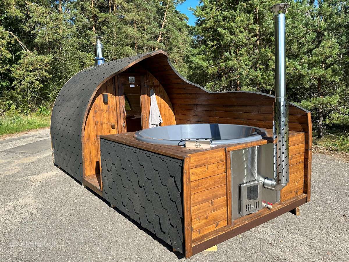 2in1 Iglu pirtis su kubilu. Naujiena!