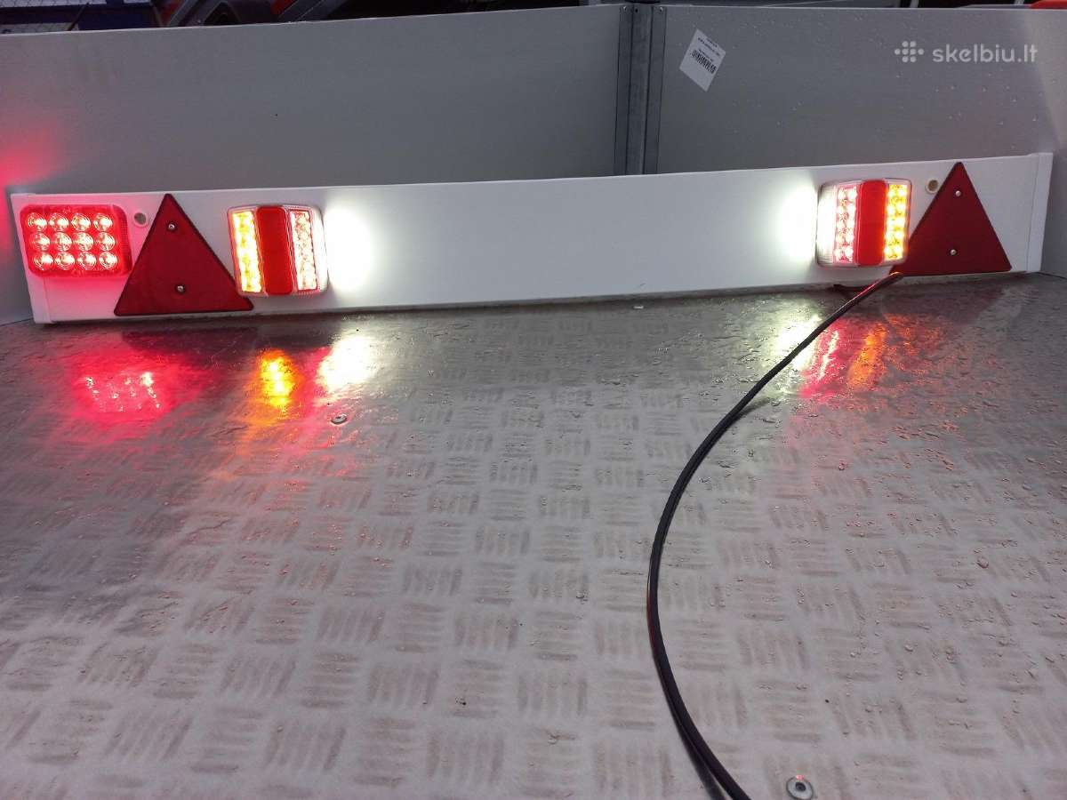 Priekabos žibintai,stikliukai,gabaritai,ūsai - nuotraukos Nr. 2