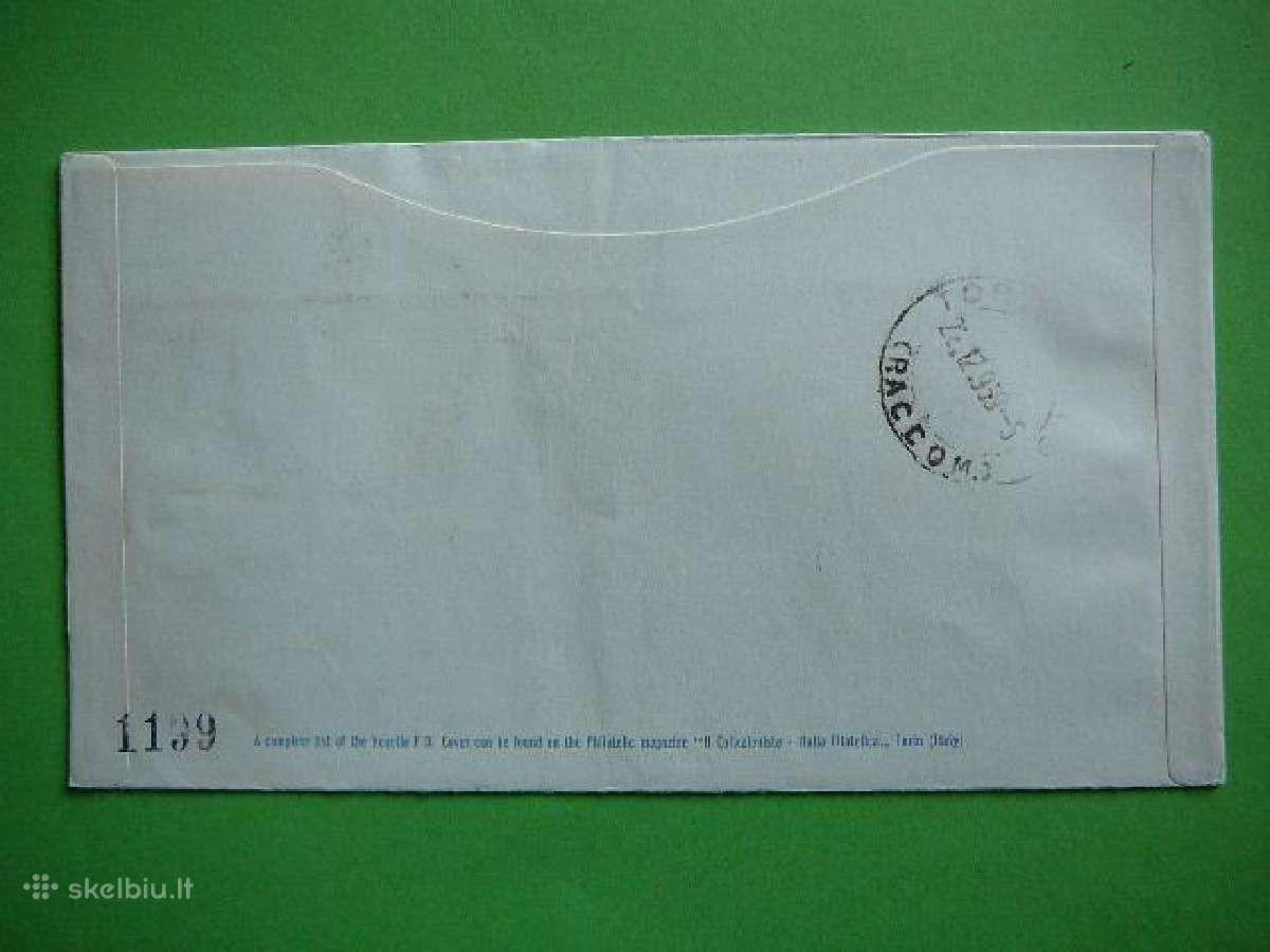Vatikanas Sv. Kazimieras Lietuva 1959 Fdc591b - nuotraukos Nr. 2