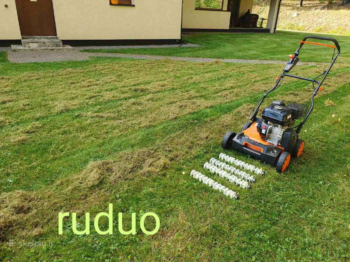 Aeratoriu skarifikatoriaus nuoma, šakų smulkintuva - nuotraukos Nr. 28