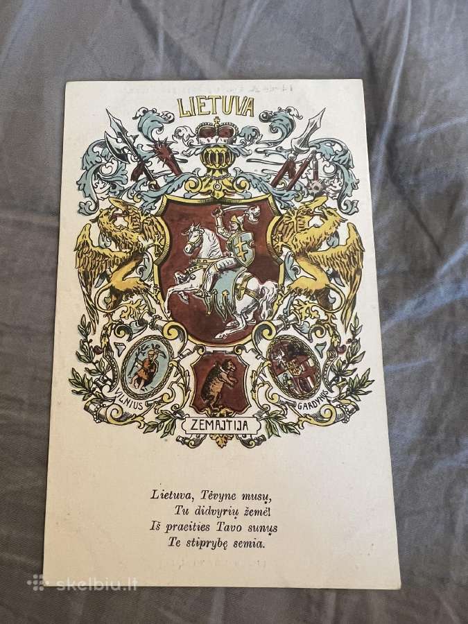 Atvirukas 1912m A.petronio knygynas prieskaris