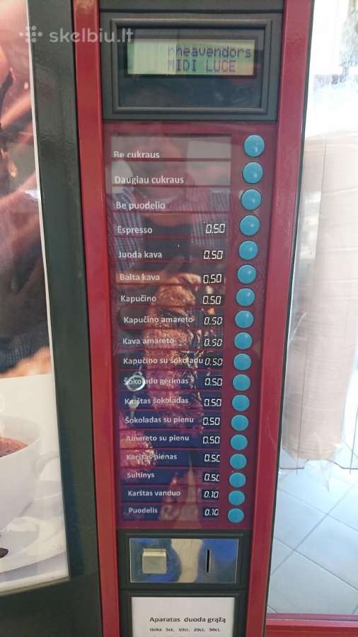 Parduodu kavos pardavimo aparatą - nuotraukos Nr. 6