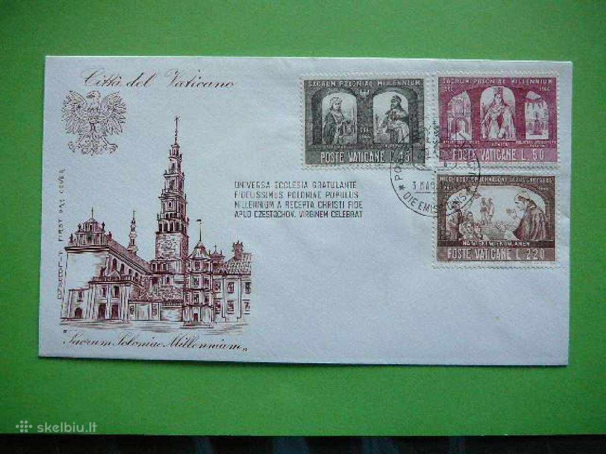 Vatikanas Ausros vartai Jadvyga Lietuva 1966 Pd663