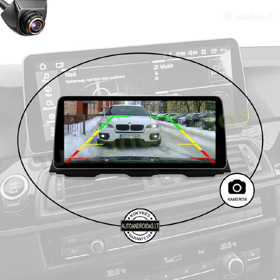 Bmw 5 F07 F10 F11 Android multimedia 12"colių WiFi - nuotraukos Nr. 7