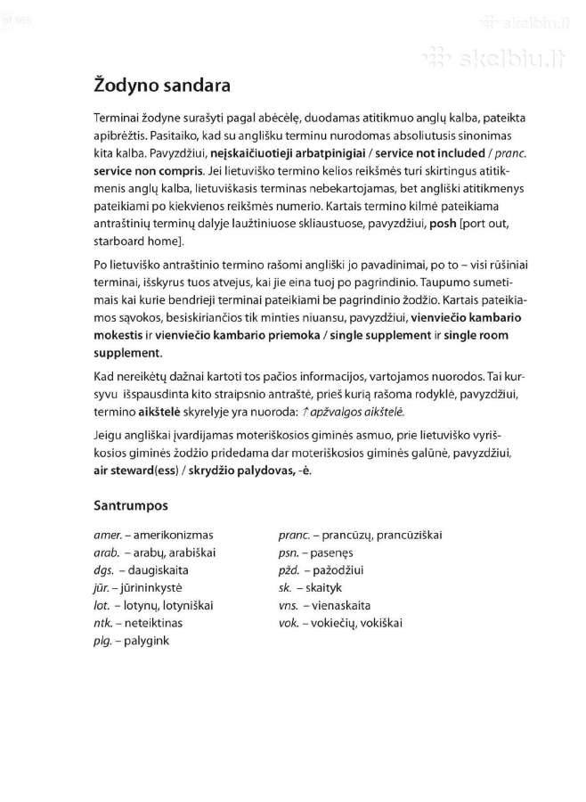 Knyga - Aiškinamasis turizmo terminų žodynas - nuotraukos Nr. 4