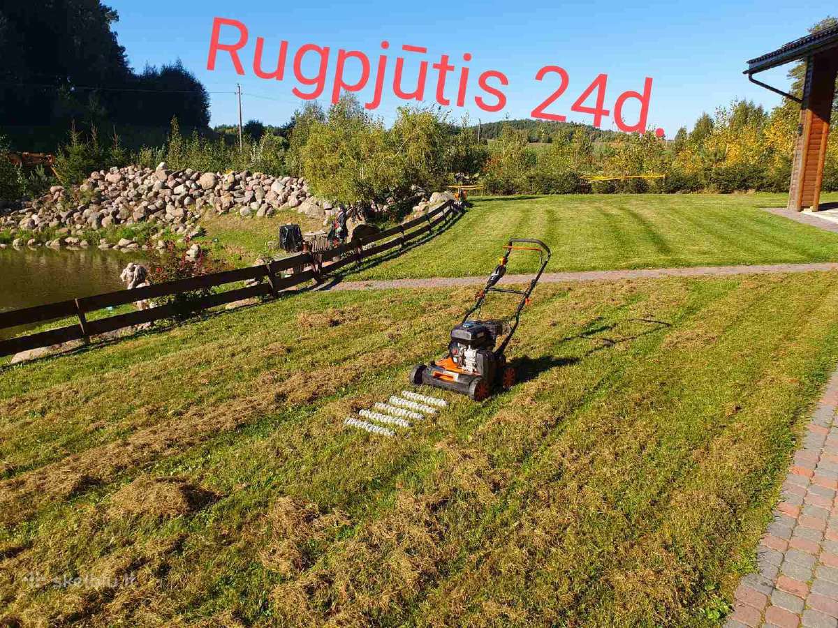 Aeratoriu skarifikatoriaus nuoma, šakų smulkintuva - nuotraukos Nr. 19