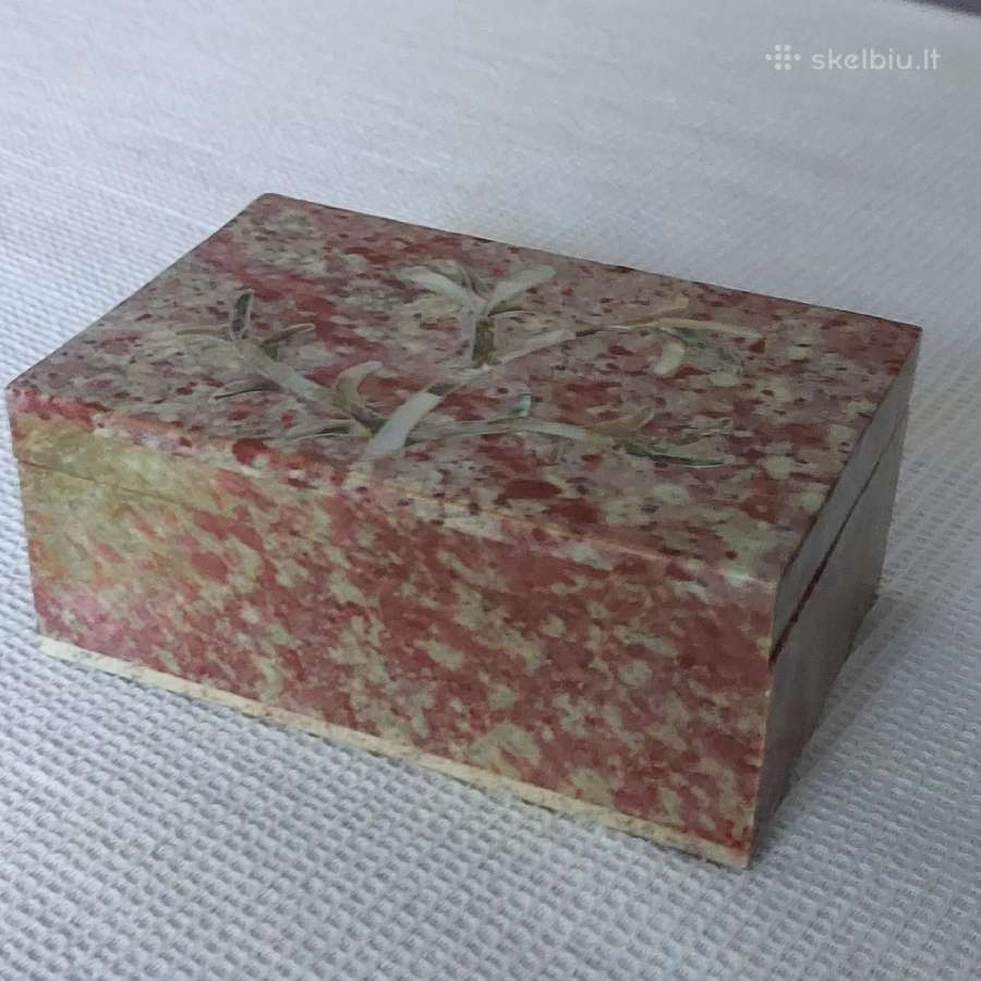 Dėžutė iš akmens .Akmuo .Parduodu . - nuotraukos Nr. 2