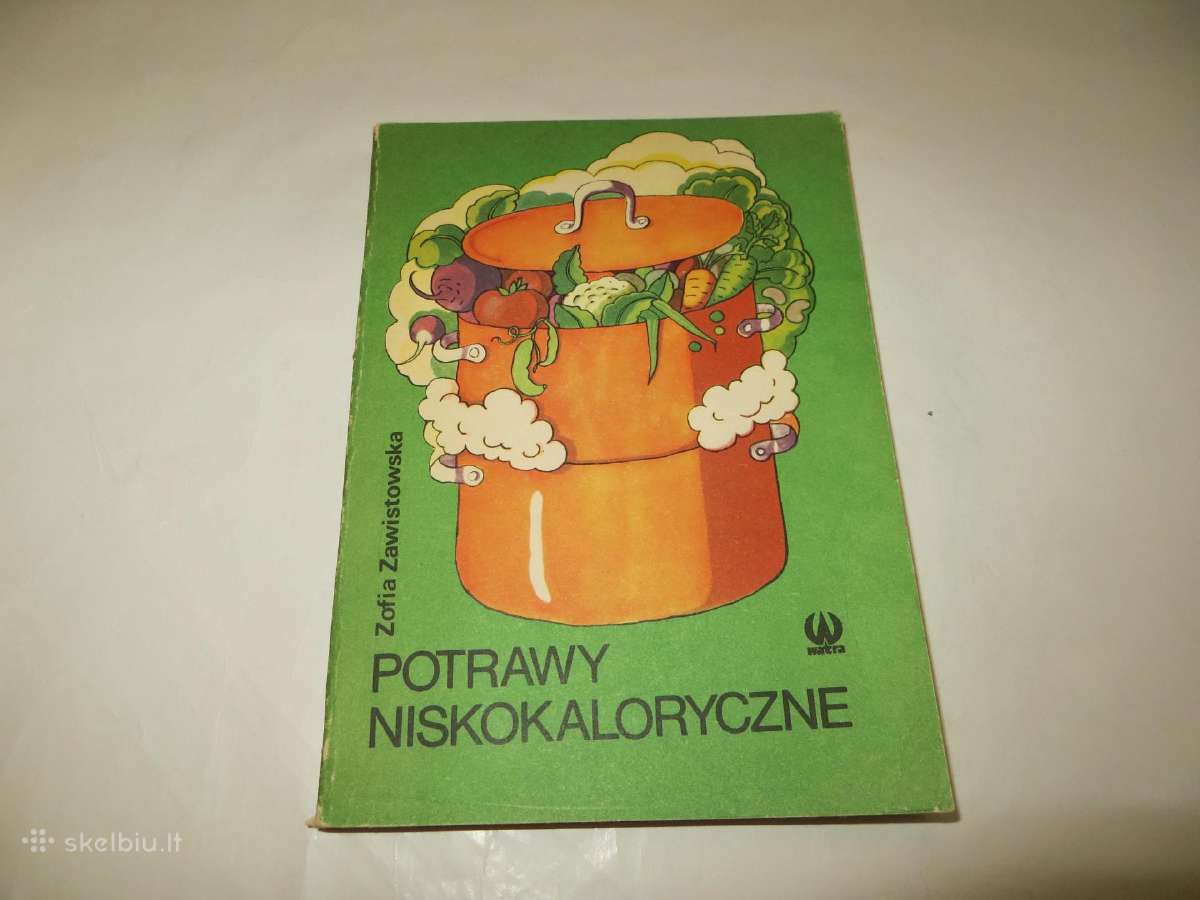 Knyga Potrawy niskokaloryczne-nekaloringas maistas