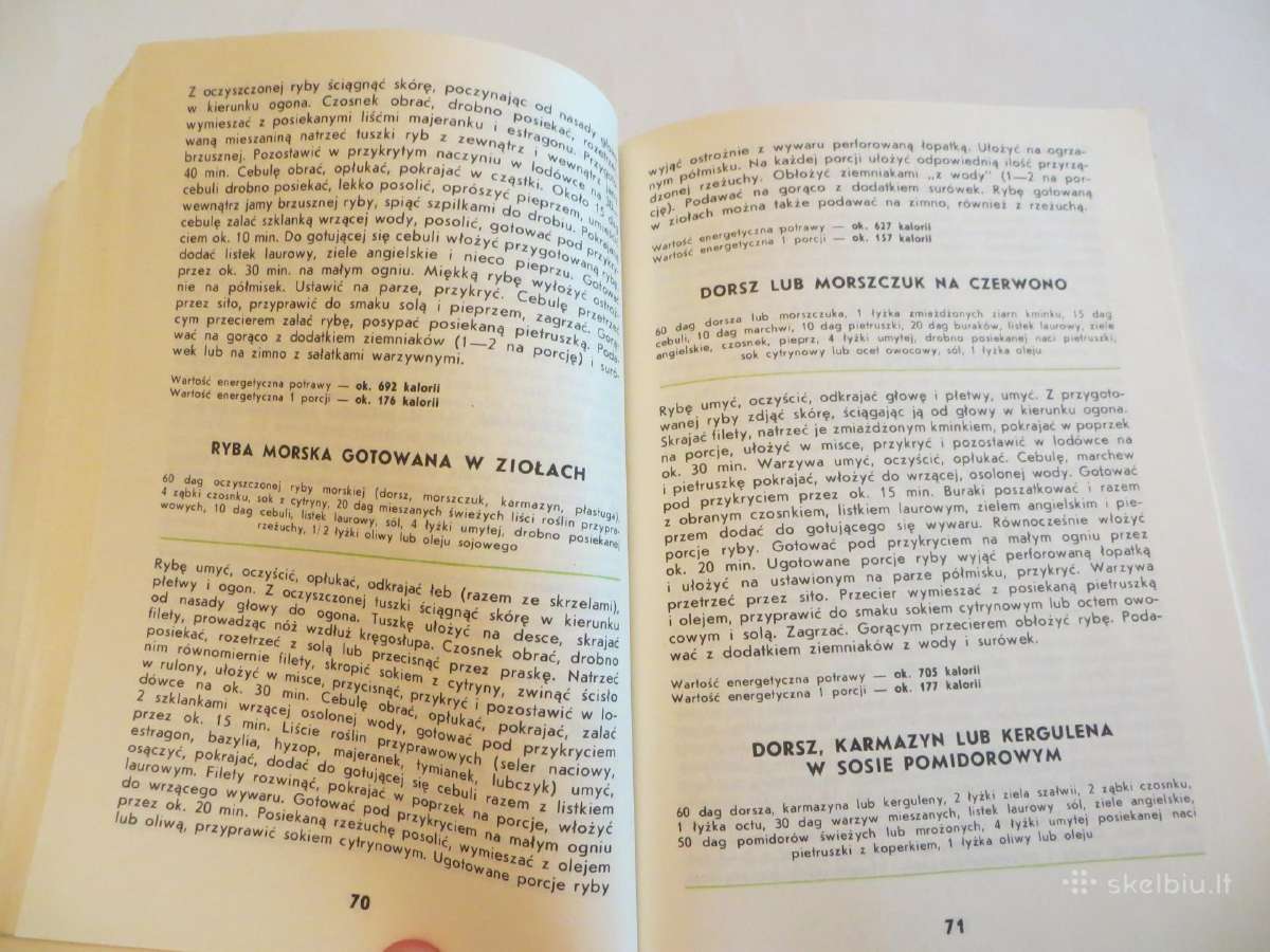 Knyga Potrawy niskokaloryczne-nekaloringas maistas - nuotraukos Nr. 19