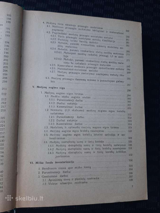 Miško taksacija. Knyga 1970m. - nuotraukos Nr. 6