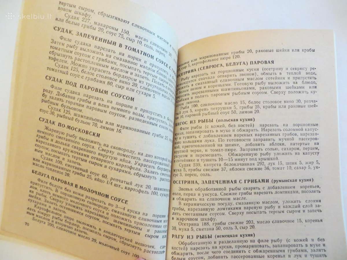 Knyga Pasaulio tautų grybų virtuvė. Receptai 1991m - nuotraukos Nr. 11
