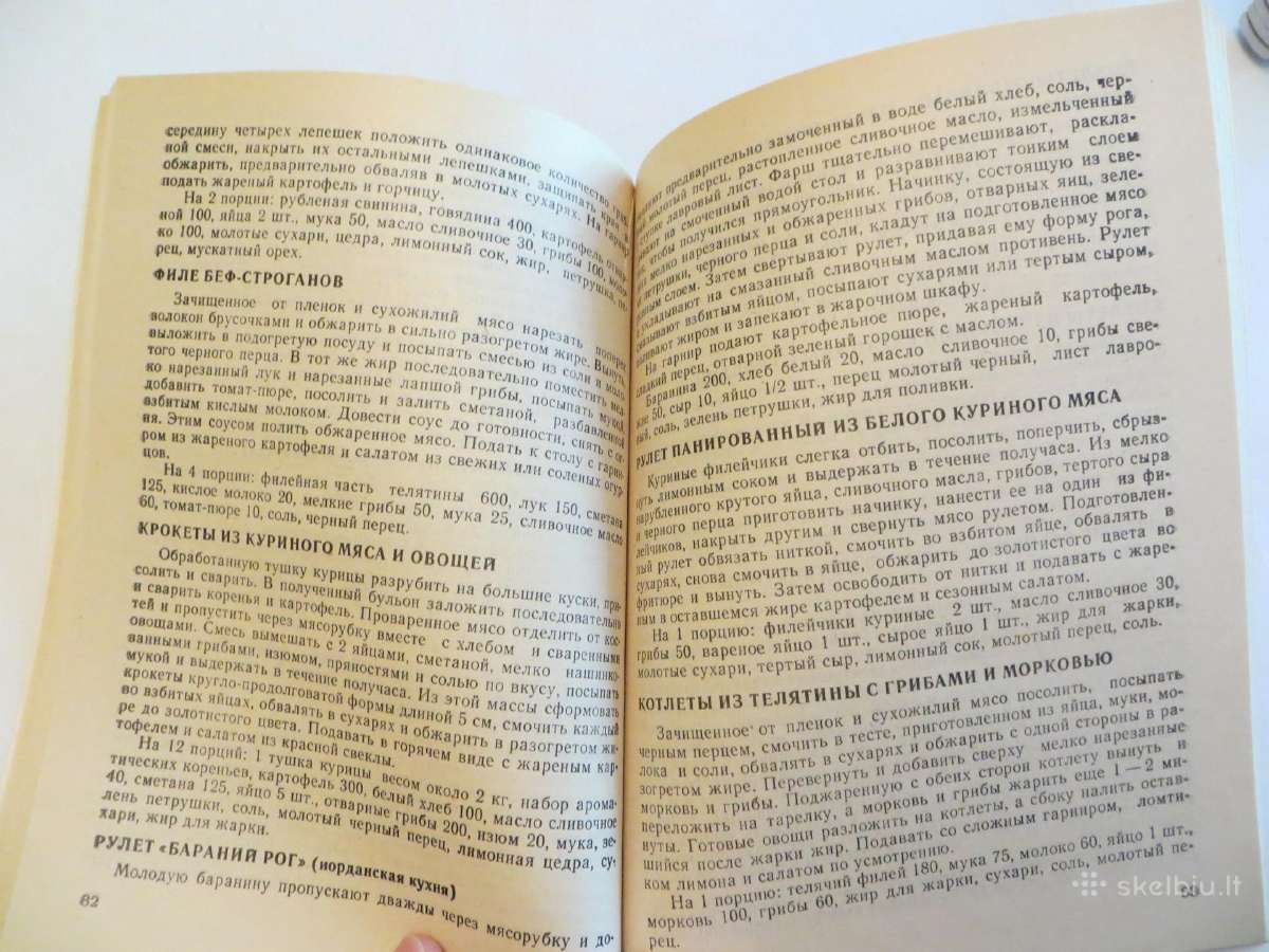 Knyga Pasaulio tautų grybų virtuvė. Receptai 1991m - nuotraukos Nr. 12