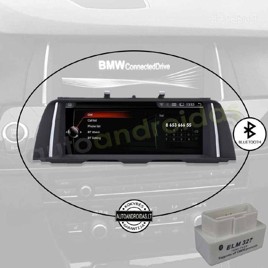 Bmw 5 F10 F11 F07 2010-17 Android multimedia WiFi - nuotraukos Nr. 4